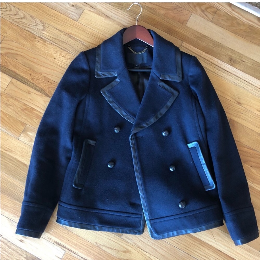 J. Crew Collection wool navy peacoat